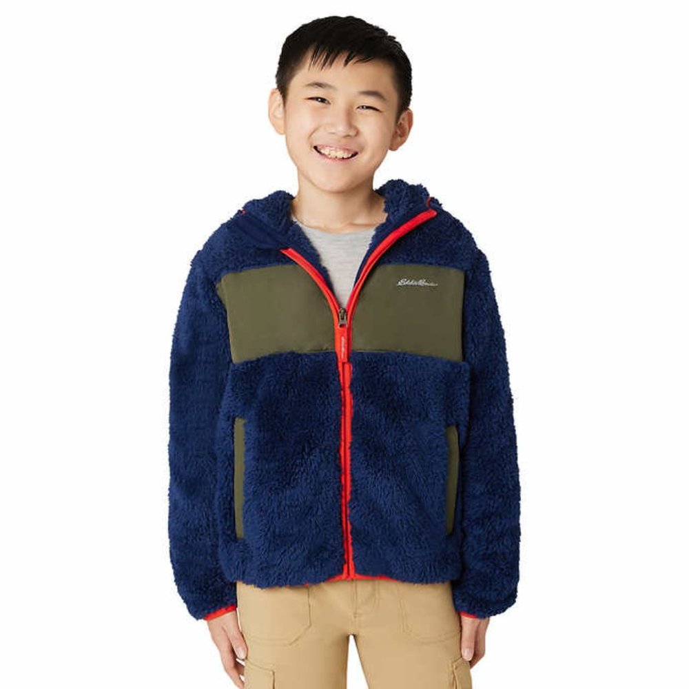 Eddie Bauer Kids Quest Plush Fleece Hooded Jacket